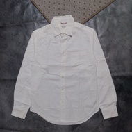 KEMEJA Global Work White Shirt
