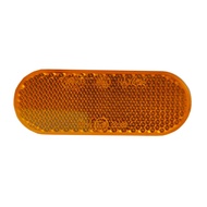 Motorcycle electric bike oval shaped reflex reflector reflector and cursor