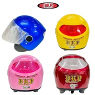 (READY STOK)BKP V10 Helmet budak sirim certified 5-18 tahun helmet reflector kilau pantul + visor me