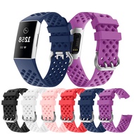 Fitbit Charge 3 frontier/classic Silicone breathable wrist strap For Fitbit Charge 3 smart watch ban