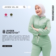 [Scrubs Jayden] Doctor田s Scrub/Set OKA OK Nurse Doctor Long Sleeve IV [Export] Trust Wear Scrub