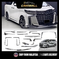 Toyota Alphard AH30 ANH30 Front Rear Bumper Skirt Chrome MODELLISTA Garnish Lining 2015-2023 CarMall