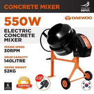 Daewoo DACM140H Electric Concrete Cement Mixer  | Mesin Bancur Simen