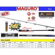 *FREE JIG* MAGURO BULL HUNTER BUTT JOIN SPINNING FISHING ROD