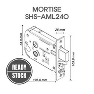 SAMSUNG Doorlock Mortise AML240 AML220 (Limited Ready Stock)