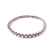 Excellent condition TIFFANY & Co. Venetian Link Bracelet, AG925 Sterling Silver, 15.8g, for women.