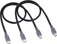 HCFeng Mini USB to Type C Cable USB C to Mini USB Cable Charging Cord Mini Male to USB C Male Cable 