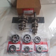 Paket Gigi Rasio+Bearing Set Honda Grand, Supra, Supra x, legenda,GN5