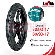 FDR Raven 80/90-17 Ban Luar Depan Belakang Tubetype Ring 17 Bebek