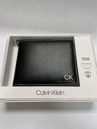 美式休閒 全新美國進口真皮Calvin Klein Wallet 男裝