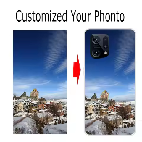 Personal Photo Custom Case for OPPO Find X5 X2 PRO X3 Neo X5 Lite Phone Case Clear TPU DIY Picture F