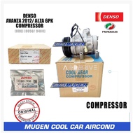MGC DENSO  PERODUA ALZA/ AVANZA 2012 6PK COMPRESSOR 0050 + 9480 + 7450