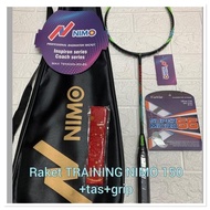 Raket Badminton TRAINING RACKET NIMO 130-NIMO COACH 130 tas grip ORI