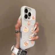 case Samsung A54 A05 A05S A15 A25 New design aesthetic jelly cake graffiti anti drop phone case