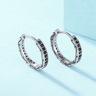 LAZADA Earrings Female Embossed Texture Design Jewelry Fashion Retro Daily Wear Style