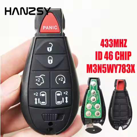 Complete 433Mhz Smart key For Chrysler 300C Voyager 2008 2009 2010 /Jeep Cherokee /Dodge Caliber Jou