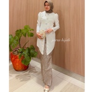 Alesya kurung malay songket skirt suit Bridesmaid invitation baju kurung moden baju raya perempuan