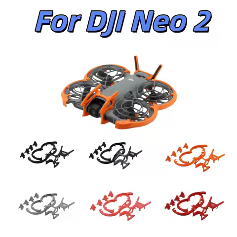 For DJI Neo 2 Protective Case Kit 3D Printed ABS Material All Around Protection Includes A Tail Wing