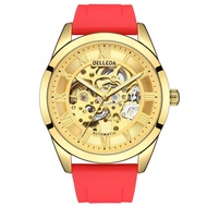 BELLEDA 9475 Jam Tangan Pria Tali Karet Otomatis Tanpa Baterai Anti Air Man Watch