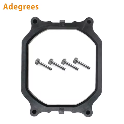Desktop CPU Cooler Fan Bracket Heatsink Holder Base Rectangular for Socket LGA 2011 Bracket Plastic