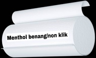 Kertas selongsong R SPLASH HIJAU KLIK MENTHOL 8mm isi 100pcs