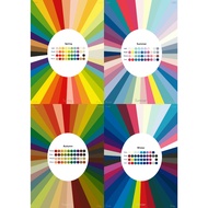 personalcolor face Personal Color test Sheet Chart V2 40 Colors