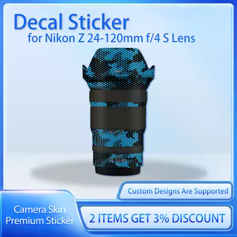 Z24120F4S Protective Film Decal Skin for Nikkor Z 24120F4S Lens Skins Wrap Cover for Nikon Z 24-120m