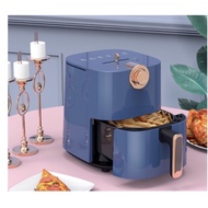 Monda Air Fryer 4.5L Automatic Timer Kitchen Healthy Pink Blue Fries Machine