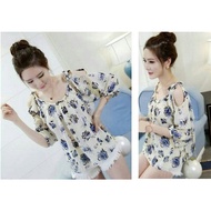VVV SHOP Sabrina Mawar Blouse / Women's Tops Women's Tops / Kurea Women's Tops / Viral Women's Tops 