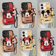 Casing Realme NOTE 60 60X comel Mickey silikon lembut phone casing