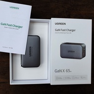 Củ Sạc Siêu Nhanh 65W Ugreen CD244 - 3 Cổng Sạc - 2C 1A - GaN - PPS - QC 4.0+ - PD 3.0 - Bản Quốc Tế