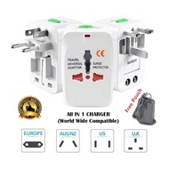 All In One International Worldwide Travel Adapter Universal Adapter Charger Plug Socket For CN EU UK