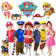 Kids Baby Clothes Paw Patrol Costume Cosplay Boys Girls Short Sleeve Marshall Chase Skye Dogs Role Play Birthday Party Dress