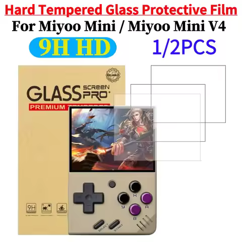 1/2Pcs 9H HD Hard Tempered Glass Protective Film Screen Protector Cover Film For Miyoo Mini / Miyoo 