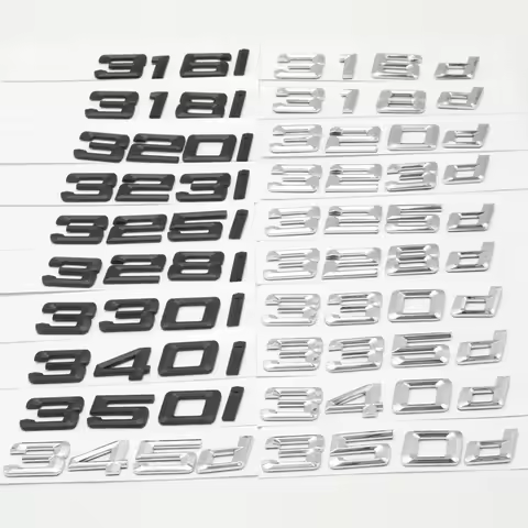 Trunk Rear Emblem Logo Sticker BMW For 3-Series E30 E36 E46 E90 F30 318i 323i 320i 325i 328i 335i 33