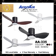 Aeroair AA-335 DC Motor Ceiling Fan with Led light 35/46/52 inch