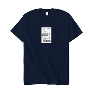 Emirates T-shirt FedEx Shipping Label Arabic Navy