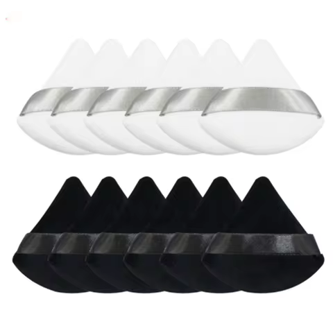3/5/7Pcs Triangle Powder Puff Face Makeup Sponge Soft Velvet Cosmetic Puff Blender Beauty Foundation