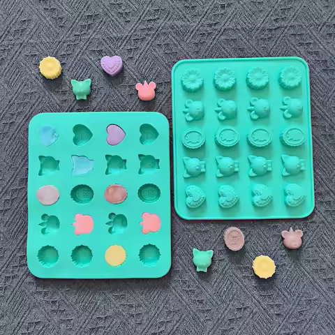 1pc Creative Love Mouse Crown Shaped Chocolate Silicone Mold DIY Candy Biscuit Cake Decoration Bakin