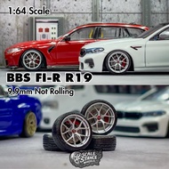 BBS FI-R R19 Diecast Rims Size 9.9mm Scale 1: Scale Stance Mini Scale