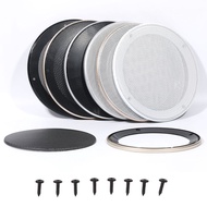 Gril speaker 4-inci-8-inci aksesori pengubahsuaian speaker kereta perlindungan audio cincin hiasan s