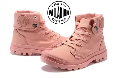 Classic PALLADIUM Women Baggy Soldiers Boots Canvas Casual Shoes Fashion Shoes Spring and Autumn Wom