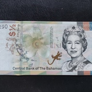 L - 75 Uang Lama Bahamas 50 Cents Queen Elizabeth II Tahun 2019