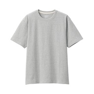 MUJI MUJI Mens Thick Cotton Thread Tianzhu Knit Short Sleeve T-Shirt