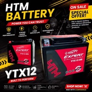 YTX12-BS HTM BATTERY GEL ER6 OLD NEW ZXR750 ZX BLADE 650 VERSYS 650 SHIVER R6 XJ600N ZRX1200 XT600