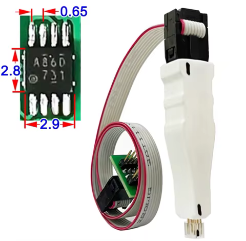 New Arrivals 1pcs Msop8 2.8x2.9 mini version chip download burn write probe spring needle flash eepr