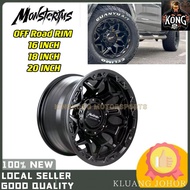 MOR-8 SHOCKWAVE MONSTERIMS OFF ROAD RIM 4X4 4WD RIM ORIGINAL 16" 18" 20" 6x139.7 6X114.3 (Set)