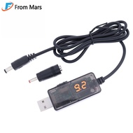 USB to DC Boost 5V to 9V 12V Adjustable Volt Led Display Transformer DC Power Controller with Switch