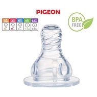 Ready Stock Pigeon 3.7CM New Baby Piting Pupici Standard Slim Neck Bottles Pacifier Nipple