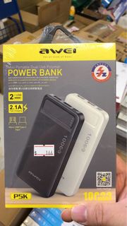 充電器 Awei Power Bank 10000mAh Portable USB